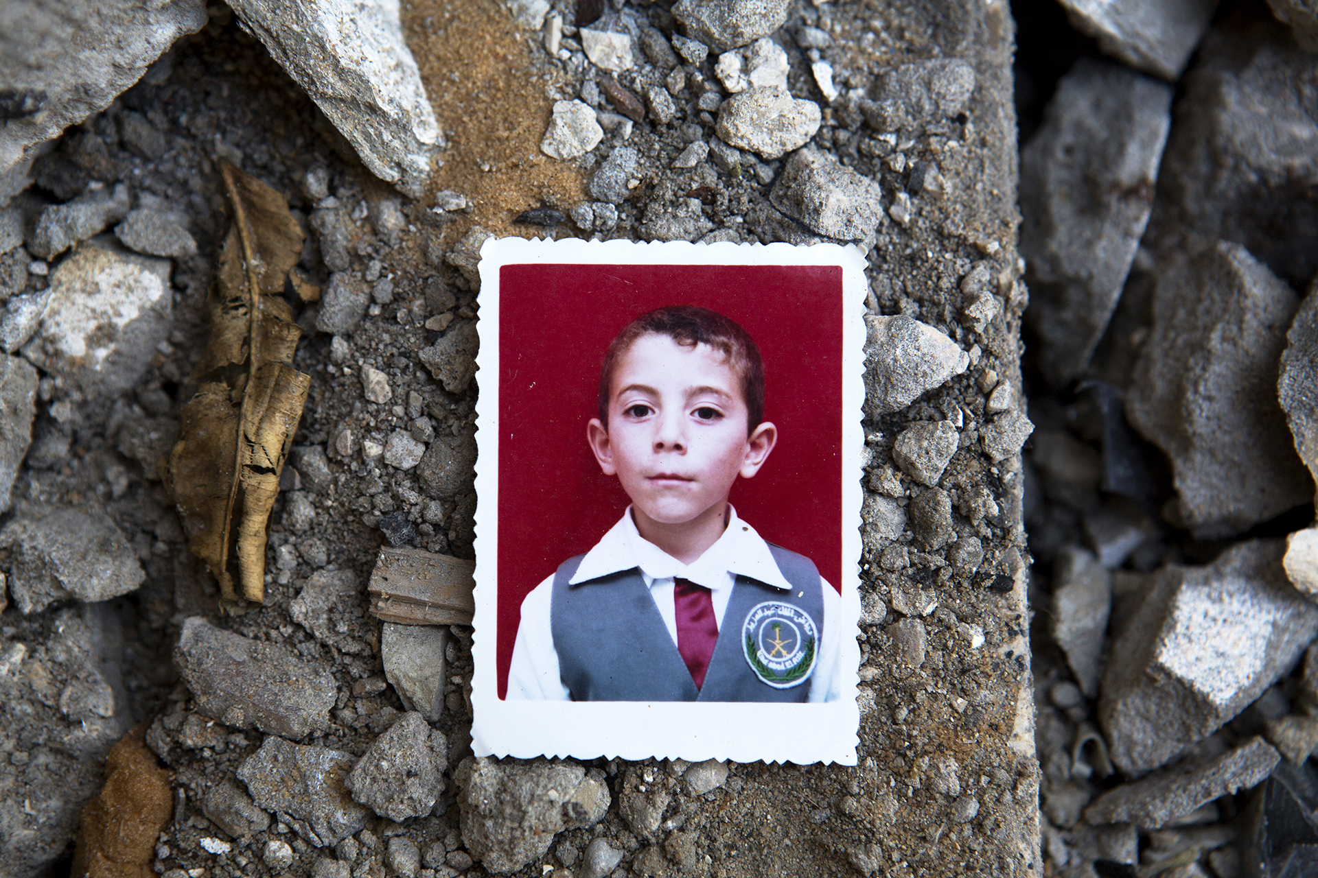 Abdallah (13), brat bliźniak Talala.
